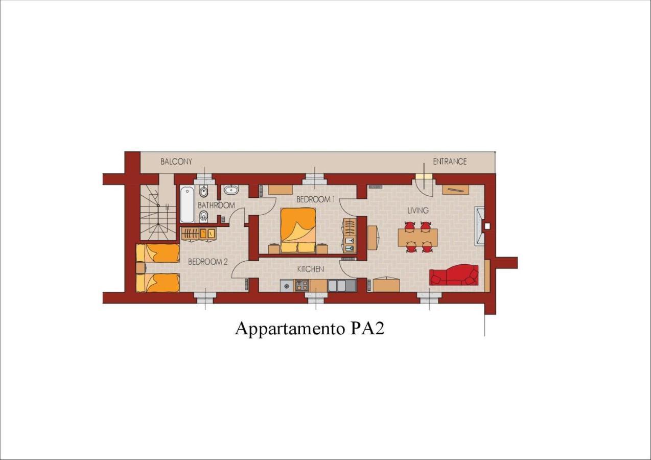 Palazzo Barbo Apartment Pumenengo Ruang foto